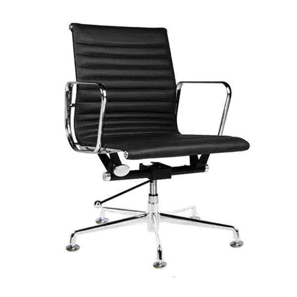 Eames Style Lowback Adjustable Fixed Office Chair