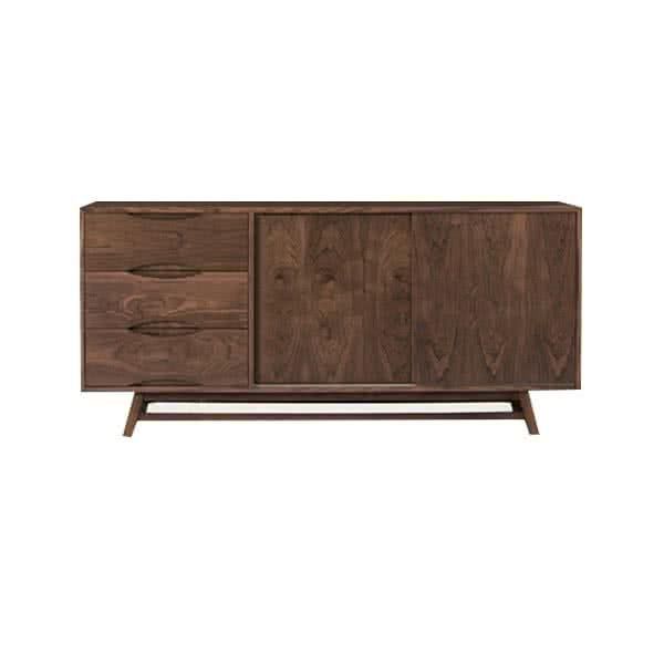 Roman Sideboard Buffet Console / Sideboard - Walnut Color