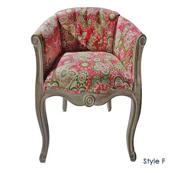 Baci Milano Style Armchair / Lounge Chair - Fabric