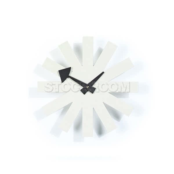 George Nelson Asterisk Style Wall Clock