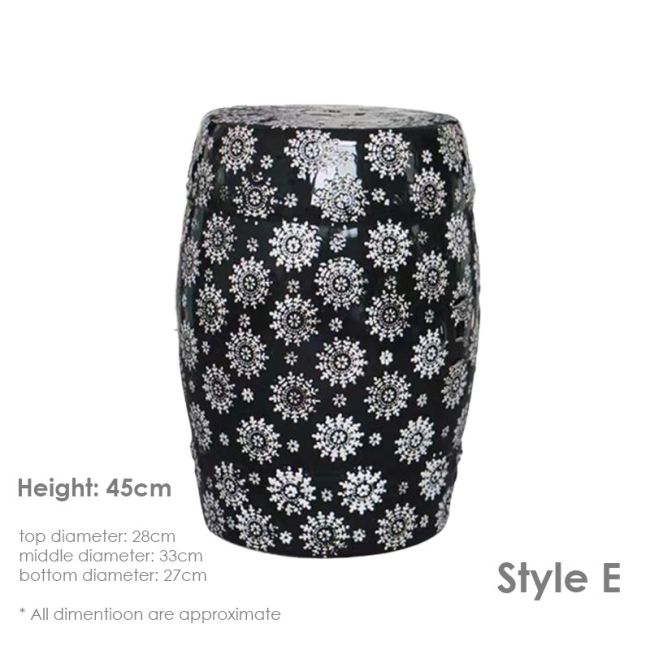 GRAND DRUM / STOOL - Royal Pattern