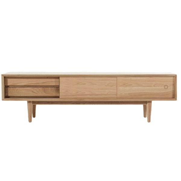 Hamond Solid Oak Wood TV Cabinet
