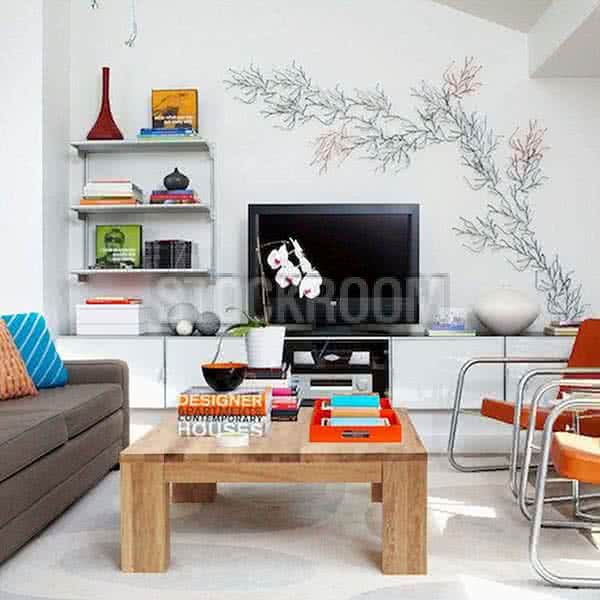 Jacob Solid Oak Wood Square Coffee Table