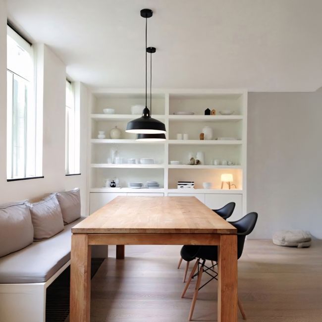 Jacobson Solid Oak Wood Dining Table