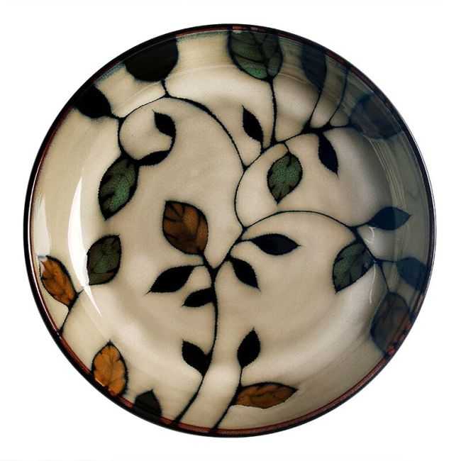 Japanese Flora Style Hand Painted Plate / Bowl