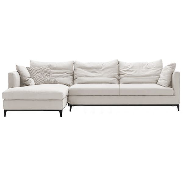 Juliett Fabric Feather Down Sofa - L shape / Sectional Sofa