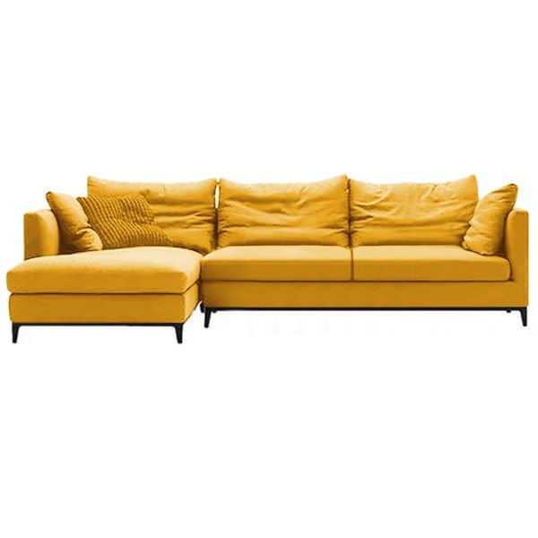 Juliett Fabric Feather Down Sofa - L shape / Sectional Sofa