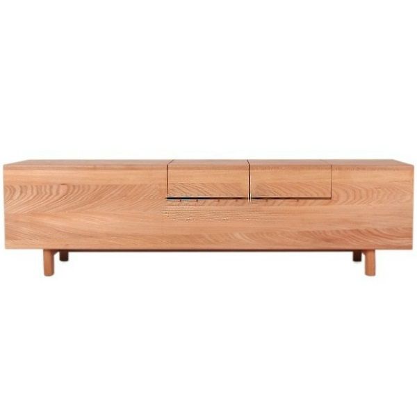 Konell Solid Oak Wood TV Cabinet