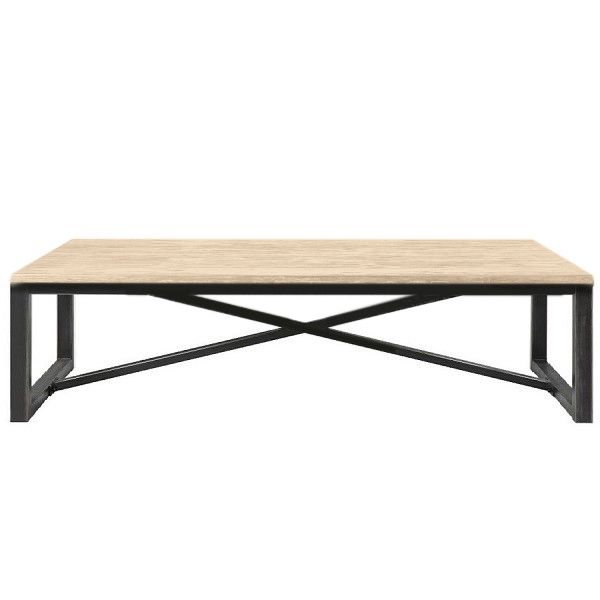 Loft Style Industrial Solid Wood Coffee Table