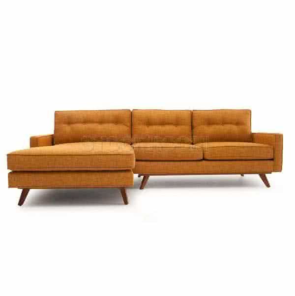 Lucas Fabric / Leather Sofa - L Shape