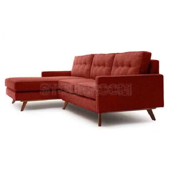 Lucas Fabric / Leather Sofa - L Shape