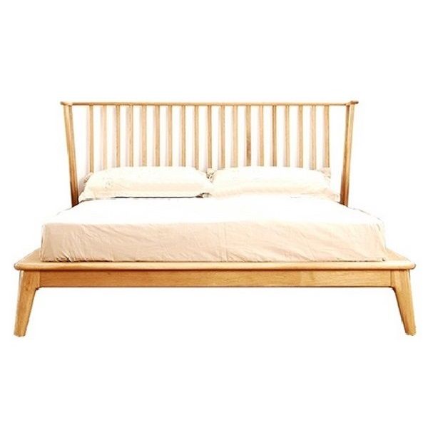 Miram Solid Oak Wood Bed Frame