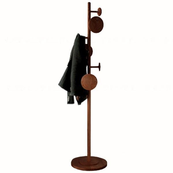 Modern Wood Coat Rack / Stand Hanger