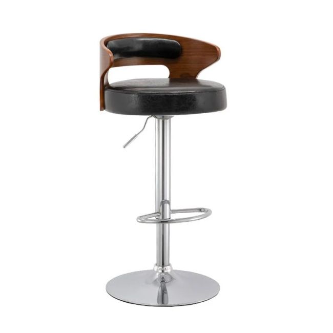 Mofal Low Back Upholstered Bar Stool