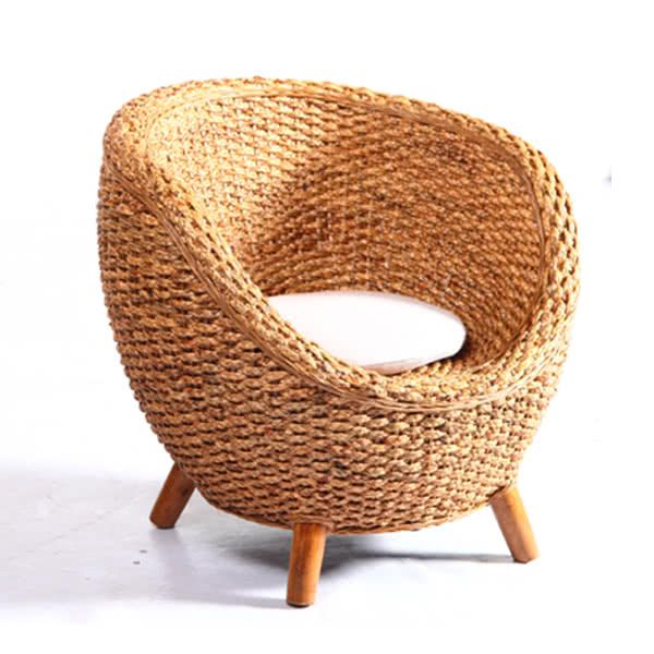 Santana Natural Rattan Lounge Chair