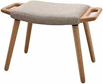 Solomon Solid Wood Ottoman