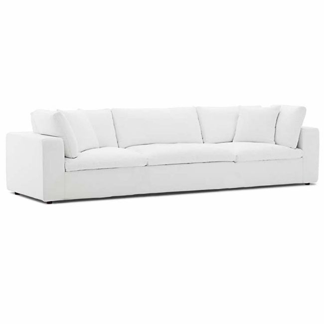 Valeria Fabric Feather Down Sofa - 3 seater
