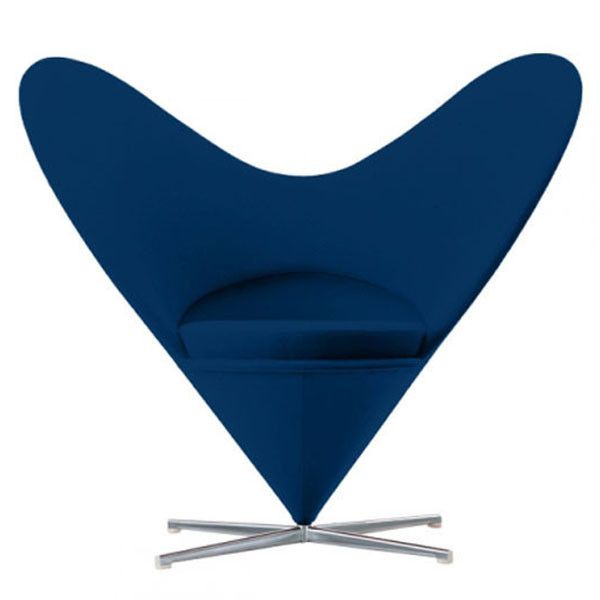 Verner Panton Style Heart Cone Chair