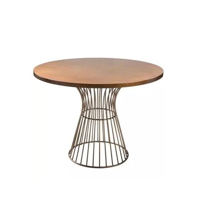 Morton Industrial Style Round Table 