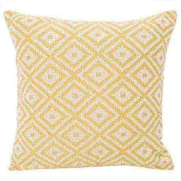 Azetec  Decorative Cushion - Yellow