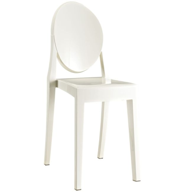 Victoria Ghost Style Chair / Stackable Dining Chair