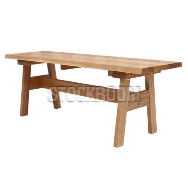 Wilma Solid Oak Wood Bench