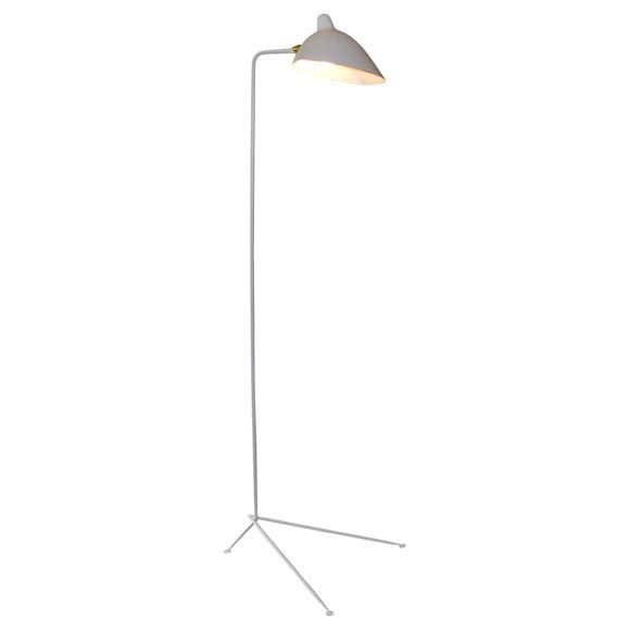 Serge Mouille Style One Arm Floor Lamp