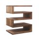 Zig-Zag Solid Oak Wood Coffee Table