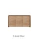 Savanna Solid Oak Wood Sideboard with 3 doors