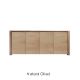 Savanna Solid Oak Wood Shoes Cabinet – 4 Doors