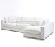 Merton Fabric Feather Down Sofa - L Shape / Sectional Sofa