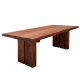 Modern Rustic Recycled Solid Elm Wood Dining Table