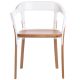 Ronan and Erwan Style Steelwood Dining Chair