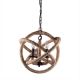 Rustic Rope Pendant Lamp