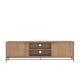 Adele Solid Wood Industrial Style TV Cabinet