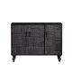 Amelie Rustic Black Solid Wood Sideboard Cabinet / Shoe Cabinet / 3 doors / 4 doors