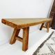 Arla Solid Elm Wood Bench