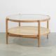 Ava Rattan Coffee Table - round