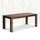 Azure Slim Rustic Recycled Solid Elm Wood Dining Table