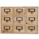 Easton Fir Solid Wood 9 Drawers