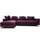 Bakersfield Fabric Foam Sofa - L Shape