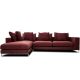 Bakersfield Fabric Foam Sofa - L Shape