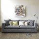 Berti Fabric Feather Down Sofa - 2 Seater