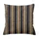 Black and Gold Striped Cushion