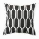 Black Crochet Pattern Cushion
