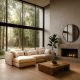 Boston Fabric Feather Down Sofa - L Shape / Sectional Sofa