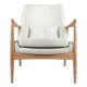 Cameron Solid Wood Upholstered Lounge Chair