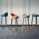 Celia Scandinavian Low Back Upholstered Bar Stool
