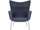 Hans J. Wegner Style Wing Chair CH445