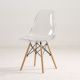 Charles Eames Style DSW Dining Chair - Transparent (Set of 2)